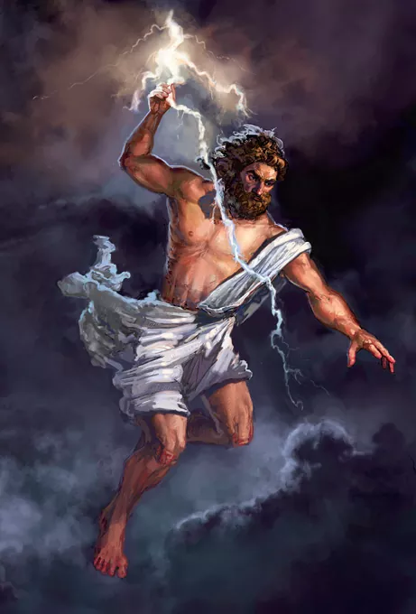 Dioses de la mitología griega Zeus el rey de los dioses