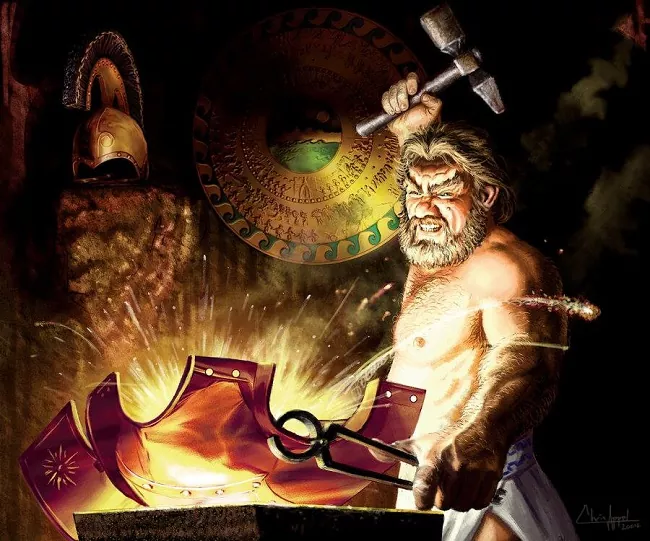 Hefesto, el dios griego del fuego y la metalurgia