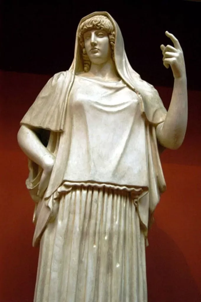 Hestia, la diosa del hogar y la llama sagrada en la mitología griega